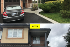 Maple-CLASSIC Aluminum Columns & Railings (COMMERCIAL BROWN) Installation (Mississauga, ON)