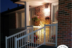 Maple-CLASSIC Series Aluminum Column with STANDARD Rail [WHITE] Installation (Burlington, ON)
