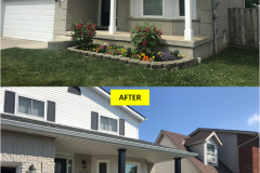 Maple-CLASSIC Aluminum Columns & Railings (BLACK) Installation (Guelph, ON)