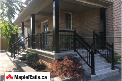 Maple-CLASSIC Aluminum Columns (BLACK) Installation (Milton, ON)
