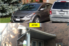 Maple-CLASSIC Aluminum Column (WARM BEIGE) Installation (Oakville, ON)