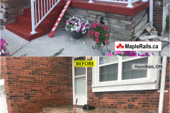 DEEP TERRA COTTA Epoxy Concrete Porch Finish (Hamilton, ON)