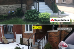 FOGGY MORN Epoxy Concrete Porch Finish (Kitchener, ON)