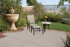 WHITE CLOUD Epoxy Concrete Patio Finish (Milton, ON)