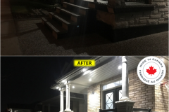 Maple-CROWN Series [BLACK] Tinted Grey Glass Railing Installation (Milton, ON)