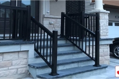 Maple RENAISSANCE Series BLACK (Porch Aluminum Spindle Railing System)