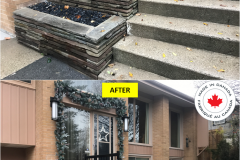 Maple-STANDARD Series [BLACK] Spindle Railing Installation on Stairs (Kitchener, ON)