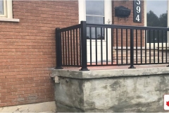 Maple STANDARD Series BLACK (Porch Aluminum Spindle Railing System)