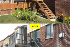Maple-STANDARD Series - GREY - Spindles Railing Installation on Deck (Milton, ON)